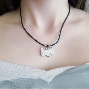 Sterling Silver Puppy Necklace